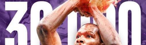 开云下载-KD成为三万分俱乐部第八人 下一步，他要赶乔超科！